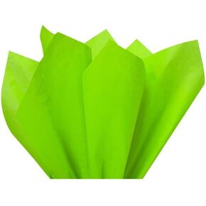 Flexicore Packaging| Gift Wrap Tissue Paper|15"x20"|100 Count (Lime Green, 100 Sheets)
