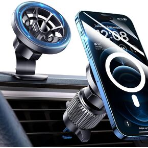 Ossvaln for Magsafe Car Mount [20 مغناطيس قوي] حامل هاتف مغناطيسي للوحة قيادة السيارة [بدون استخدام اليدين] الهاتف الخليوي Magsafe 3 Car Mount Fit iPhone 15 14 13 Pro Max Pro Plus Mini MagSafe Case جميع الهواتف