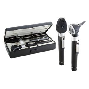 ADC Otoscope/Ophthalmoscope Diagnostic Set, Pocket Size, Xenon Lamp, 2.5V, Hard Case, Diagnostix 5110N, Black