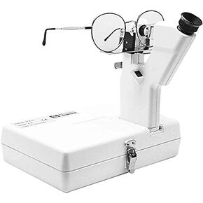 Huanyu Optical Lensometer Manual Portable Lensmeter Handheld Focimeter External Reading DC/AC Powered CP-1