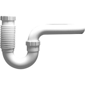 PF WaterWorks FlexTRAP Expandable and Flexible P-Trap - Universal (1-1/2-Inch or 1-1/4-Inch x 1-1/2-Inch); PF0704