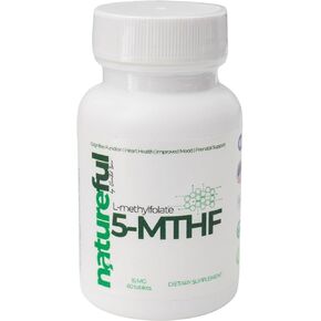 L Methylfolate 15mg - 60 Tablets, Professional Strength Vitamin B9 Folate Supplement, 5-MTHF Supports Brain, Mood, Methylation, Nerve Health, Fetal Development - Bioactive Form