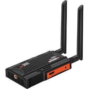 Wireless HDMI Transmitter and Receiver,250m(820ft) Wireless HDMI Extender Kit with HDMI Loop Out,2.4/5.8GHz 1080P Full HD for Streaming from DSLR,Laptop,Netflix,YouTube,PS4 to TV/Projector IR Support.