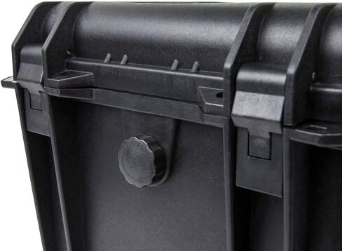 حافظة صلبة مقاومة للاحوال الجوية ومضادة للصدمات 112180 بتصنيف IP67 لمقاومة المياه والغبار، حماية من الماء لعمق 1 متر مع فوم قابل للتخصيص من مونو برايس - 7.48 × 6.69 × 2.36، لتر واحد، لون اسود in Kuwait