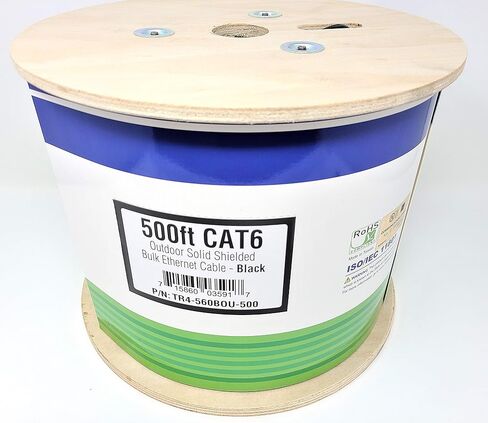 ميكرو كونيكتورز كيبل ايثرنت صلب محمي بطول 1000 قدم (تي بي اس) CAT6 للاماكن الخارجية مقاوم للاشعة فوق البنفسجية ومقاوم للماء - ازرق (TR4-560BL-OUT) in Kuwait