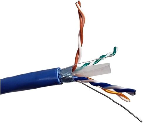 ميكرو كونيكتورز كيبل ايثرنت صلب محمي بطول 1000 قدم (تي بي اس) CAT6 للاماكن الخارجية مقاوم للاشعة فوق البنفسجية ومقاوم للماء - ازرق (TR4-560BL-OUT) in Kuwait