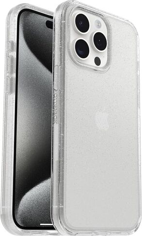 OtterBox iPhone 15 Pro Max Symmetry Series Case - Black, Ultra-Sleek, Wireless Charging Compatible, Raised Edges Protect Camera & Screen, Ultra-Thin, Sleek iPhone Case in Saudi Arabia