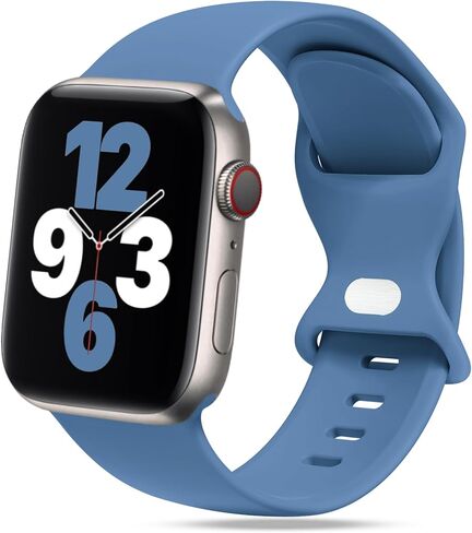 STG Sport Silicone Bands Compatible with Apple Watch Band Ultra 3/2/1 49mm, Series 11/10 46/42mm, 9/8/7 45/41mm, SE 6/5/4 44/40mm, 3/2/1 42/38mm S/M M/L for Women Men in Saudi Arabia