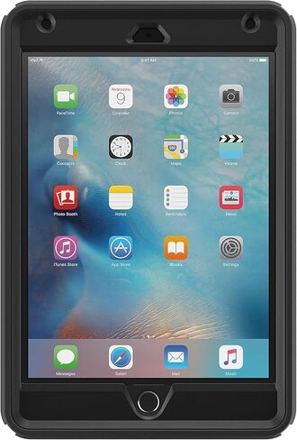 OtterBox DEFENDER SERIES Case for iPad Mini 4 (ONLY) - Retail Packaging - BLACK in Saudi Arabia