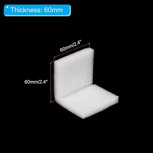 PATIKIL Expandable PE Foam Shipping Edge Protectors 2.4x2.4x2.4 Inch V-Board Corner Guards for Moving Packing, 20pcs in Saudi Arabia
