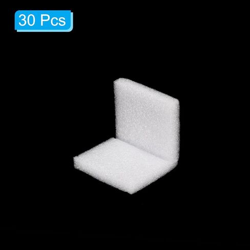 PATIKIL Expandable PE Foam Shipping Edge Protectors 2.4x2.4x2.4 Inch V-Board Corner Guards for Moving Packing, 20pcs in Saudi Arabia