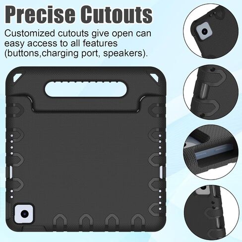 BMOUO 2022 iPad Air 5th Generation (10.9 Inch) Kids Case, 2020 iPad Air 4th Generation Kids Case, iPad Air 5/4 Case, Shockproof Convertible Handle Stand Case for iPad Air 5th/4th Gen 10.9 inch, Black in Kuwait
