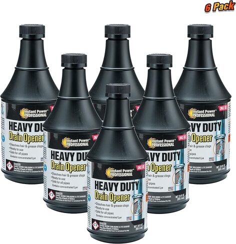 Instant Power Professional Heavy Duty Drain Opener – Sink Drain Cleaner Clog Remover, Drain Defense for Sinks, Made in USA, Shower Drain Cleaner and Deodorizer – 20 Fl Oz in Saudi Arabia