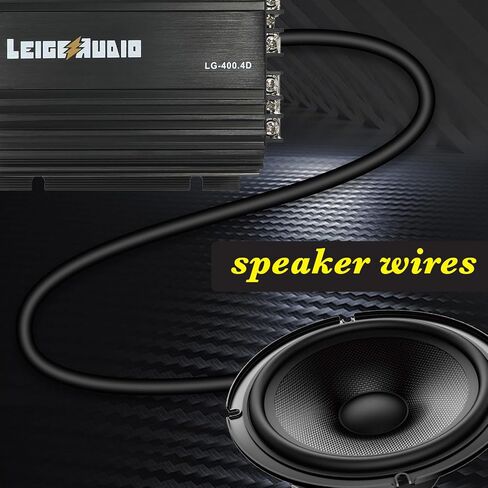 LEIGESAUDIO 20 Feet 9 Conductor Speaker Wire/Cable - 18 AWG 100% Pure OFC, Ultra-Flex and Easy Peel Jacket, Bare Copper with Color Coded Conductors in Saudi Arabia