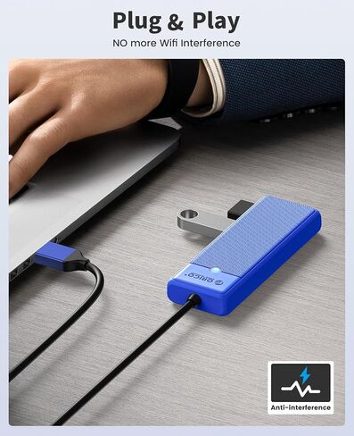 ORICO USB C to USB Adapter 4 Port USB C Hub with 1 * 100W Power Delivery 1* USB C 3.0 Data Port 2* USB 3.0 Data Ports, USB C Splitter for MacBook Pro, MacBook Air, iPad Pro, XPS, and More in Kuwait
