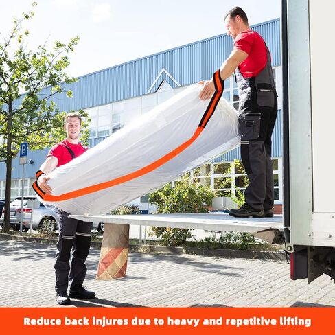 أحزمة رفع وتحريك لشخصين، رفع وحمل الأثاث والأجهزة والمراتب مناسبة لحزام المعصم المتحرك الاحترافي للجسم باللون البرتقالي in Kuwait