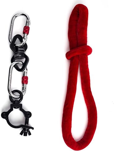 Dreamlin Dance Pole Hanging Clamp for Pole Dancing Accessories and Aerial Silks Silkii Equipment Grip for Flying Pole Dance Swivel Aerial Yoga for Home in Saudi Arabia