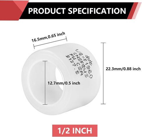 (Pack of 100) EFIELD 1/2 Inch F1960 Expansion Rings/Sleeves for Pex A Piping System in Kuwait