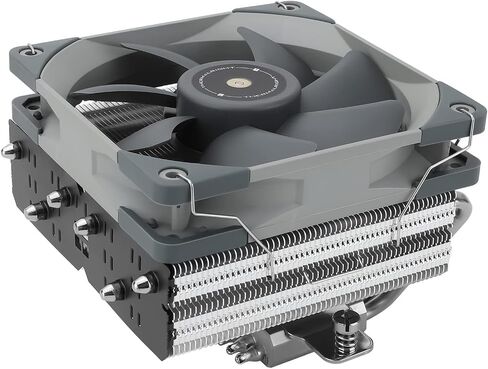 Thermalright SI-100 CPU Air Cooler, 6×6mm Heat Pipes, 120mm PWM Quiet Fan CPU Cooler with 2000RPM, for AM4 /AM5,Intel 1150/1151/1200/1700/1851/2011,100mm Low Profile PC Cooling in Saudi Arabia
