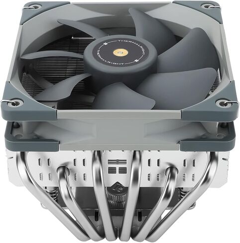 Thermalright SI-100 CPU Air Cooler, 6×6mm Heat Pipes, 120mm PWM Quiet Fan CPU Cooler with 2000RPM, for AM4 /AM5,Intel 1150/1151/1200/1700/1851/2011,100mm Low Profile PC Cooling in Saudi Arabia
