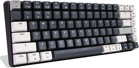 Azio Cascade Mechanical Keyboard, 98% Layout, Backlit RGB, Hotswap Switches and Keycaps, USB Wired/Bluetooth Wireless Connection (Gateron Brown Switches) (Galaxy Dark) in Kuwait