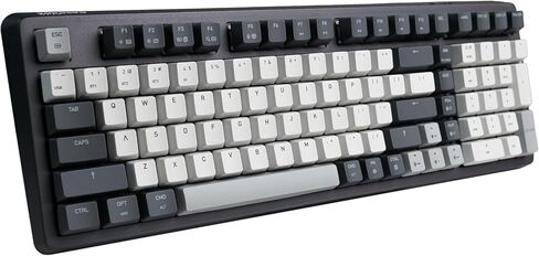 Azio Cascade Mechanical Keyboard, 98% Layout, Backlit RGB, Hotswap Switches and Keycaps, USB Wired/Bluetooth Wireless Connection (Gateron Brown Switches) (Galaxy Dark) in Kuwait