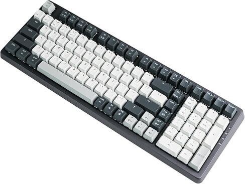 Azio Cascade Mechanical Keyboard, 98% Layout, Backlit RGB, Hotswap Switches and Keycaps, USB Wired/Bluetooth Wireless Connection (Gateron Brown Switches) (Galaxy Dark) in Kuwait
