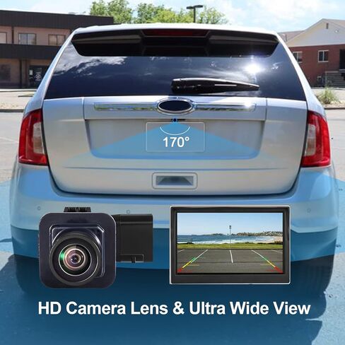 Backup Camera Safety Rear View Park Assist Back Up Camera Compatible with Ford Edge 2011 2012 2013 2014 2015 Replaces Number BT4Z-19G490-A BT4Z-19G490-B DA1Z-19G490-A DT4Z-19G490-B 590-069 in Saudi Arabia