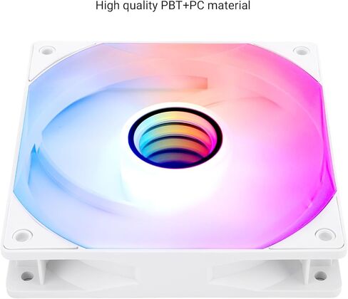 Thermalright TL-C12W-S V3 CPU Fan 120mm Case Cooler Fan ARGB, 4pin PWM Connector Silent Computer Fan with S-FDB Bearing,Desktop Cooling Fan has ARGB Mirror Light Effect (TL-C12W-S V3) in Saudi Arabia