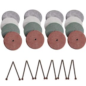 SaferCCTV 40Pcs Silicone Rubber Polishing Wheels, Polishing Wheels Kit with 12Pcs Mandrel Shank for Jewelry, Dental Lab, Rotary Tool, 4 Colors