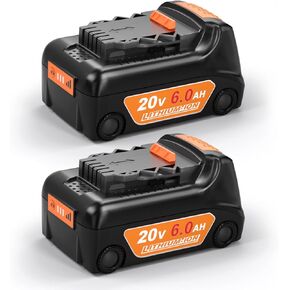 SUnMilY for Dewalt 20v Battery, 6.0 Ah Replacement Compatible with Dewalt Batteries 20v Max XR DCB206 DCB205 DCB200 (2 Pack)