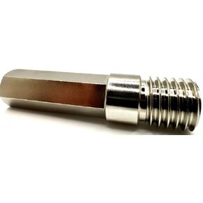 Shaft Adapter for Core Drill Hole Saw, 5/8"-11 Female Thread to 1-1/4"-7 Male Thread, for Use with Diamond Hole Saw & Diamond Core Drill Bits