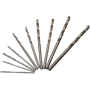 SPKLINE 13 Pcs Cobalt Drill Bit Set M35 High Speed Steel Twist Jobber Length for Hardened Metal, Stainless Steel, Cast Iron and Wood Plastic with Metal Indexed Storage Case, 1.5-6.5mm (1/16"-1/4")