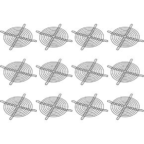 PATIKIL 120mm Fan Finger Grill, 8 Pack Metal Grill Protector Guard Fan Protective Cover for 120x120mm Exhaust Fans for Equipment Computer DIY, Black in Kuwait