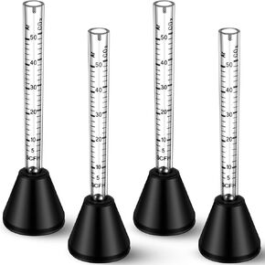 4 Pcs Gas Flow Meter Tester Argon Flow Meter Argon CO2 Flowmeter for Mig Tig Welder Welding Accessories
