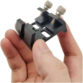 Triple Finder Scope Mount Bracket for Astronomical Telescope Finder Fixed Slots Rack Triple, Finderscope Mounting Bracket (Only 1 Bracket)