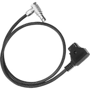 2-Pin Right-Angled to D-tap/P-tap Power Cable for Teradek/SMALLHD/ARRI/RED/TILTA/Paralinx/Preston/Hollywood/Switronix/Panasonic 17.3 inches
