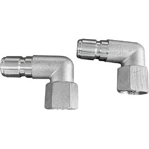 304 90 Degree Stainless Male Quick Disconnect - 1/2" Male NPT