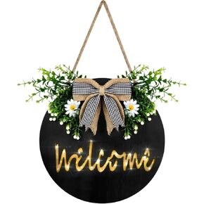 For front doors, porch decorations, door decorations, home signs, interchangeable welcome signs.