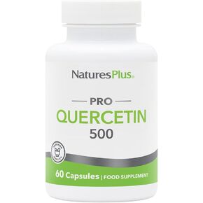 Natures Plus PRO Quercetin 500 mg - 60 Capsules - Non-GMO, Vegan & Gluten Free - 60 Servings