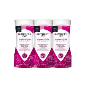 Summer's Eve Amber Nights Daily Refreshing Feminine Body Wash, with Oat and Shea Extracts, Removes Odor, Feminine Wash, 9 fl oz (Pack of 3)