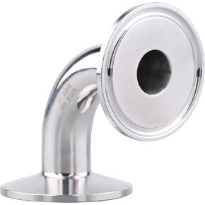 DERNORD 3/4" Tube OD Elbow 90 Degree Sanitary Pipe Fitting SS304 Tri Clamp 1.5 Inch in Saudi Arabia
