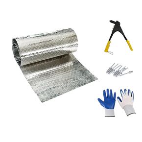 Aluminum Diamond Plate, 0.039 Inch Thick Diamond Plate Aluminum Sheet Metal, Aluminum Tread Plate for Cargo Trailer, RV (24 x 96 Inch) Roll