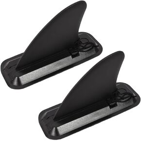 2 Pairs Surfing Fins, Inflatable Paddle Board Fins, 4-inch Center Fin with Base,Detachable Fin Dock Tail Fin for Long Board Paddle Board Surfboard Surfing Kayak Fin