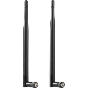 Dual Band 2.4GHz 5GHz 9dBi WiFi Antenna with PR-SMA Male Connector for Reolink Security Camera DVR Recorder WiFi Router Surveillance Monitor (Pack of 2, Eifagur in Kuwait