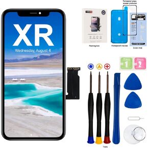 EFAITHFIX for iPhone Xs OLED Screen Replacement [NOT LCD] 5.8 inch Display Digitizer 3D Touch Screen Full Assembly with Repair Tool Kit Waterproof Adhesive Tempered Glass A1920/A2097/A2098/A2099/A2100