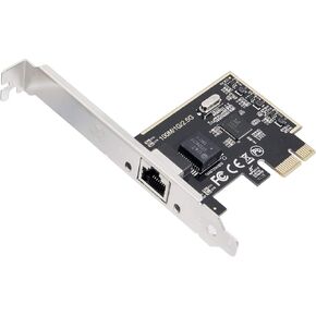 Syba Dual 2.5 Gigabit Ethernet PCI-E Network Expansion Card RJ45 LAN Adapter Low Profile Bracket SD-PEX24066