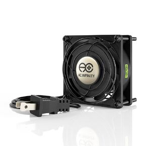 AC Infinity AXIAL 8025, Muffin Fan, 120V AC 80mm x 25mm High Speed, UL-Certified for DIY Cooling Ventilation Exhaust Projects