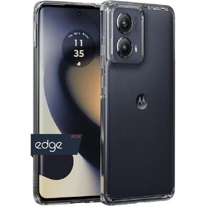 حافظة Motorola Edge 2023 Hybrid Crystal Clear - اعرض هاتف Moto Edge 2023 الخاص بك - حافظة شفافة ونحيفة للغاية وشفافة مع تقنية مضادة للاصفرار in Kuwait