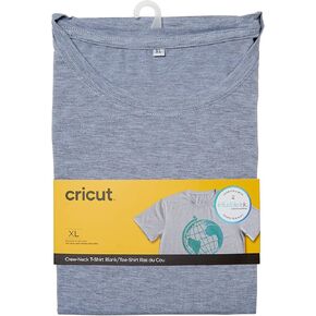 بطاطين حبر Cricut برقبة دائرية للرجال، رمادي، مقاس X-Large أمريكي, رمادي, XL in Kuwait